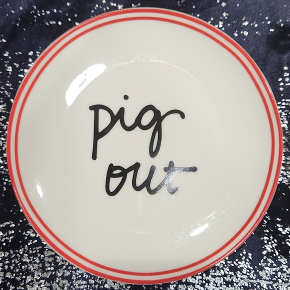 Clay Art set of 4 6in. dessert appetizer plates saucers - Picture 4 of 6